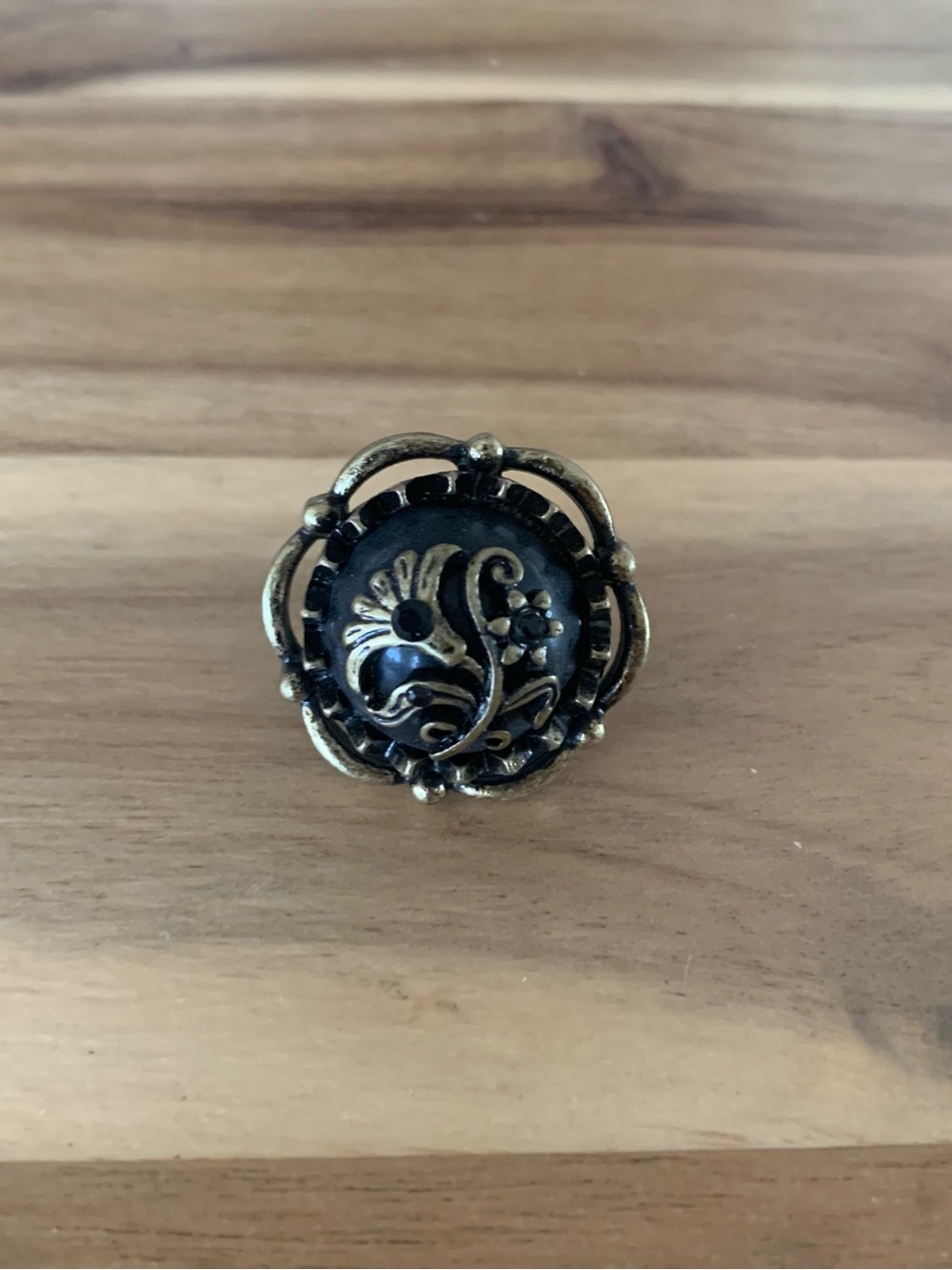 Disney Jack Sparrow flower Pirates of the Caribbean ring size7 jewelry NWOT
